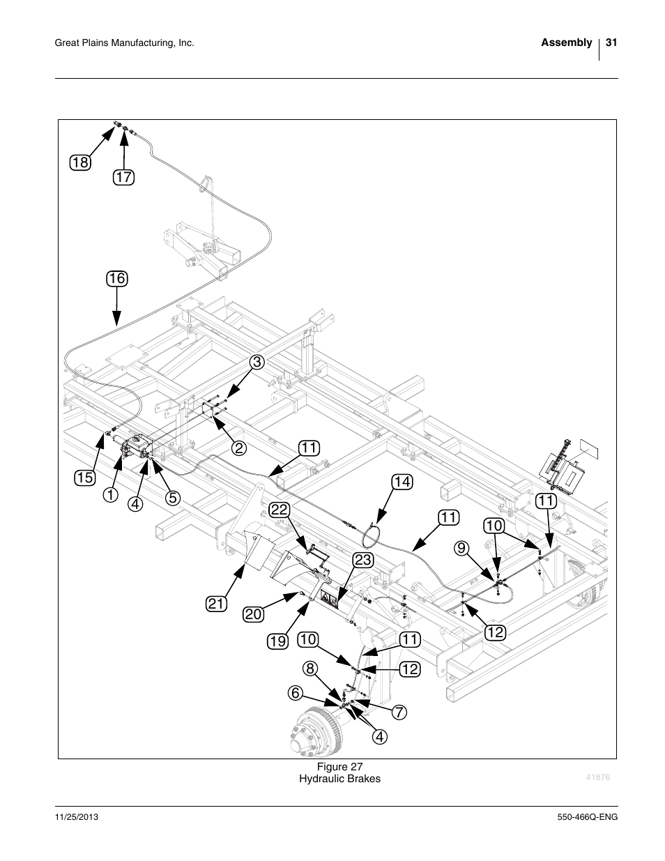 Refer to figure 27 | Great Plains DVN8324 Assembly Manual User Manual | Page 35 / 74