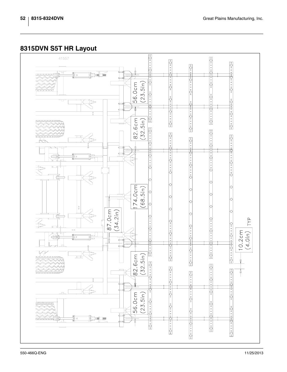 8315dvn s5t hr layout | Great Plains DVN8324 Assembly Manual User Manual | Page 56 / 74