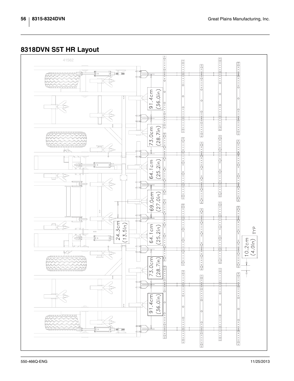 8318dvn s5t hr layout | Great Plains DVN8324 Assembly Manual User Manual | Page 60 / 74