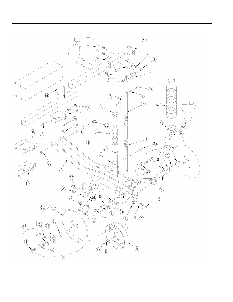 Standard native grass opener assembly | Great Plains 3SF45 Parts Manual User Manual | Page 124 / 224