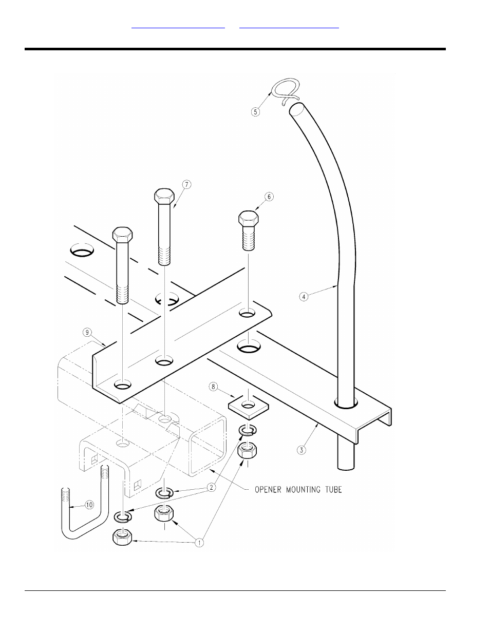 Small seeds hose channel mounting | Great Plains 3SF45 Parts Manual User Manual | Page 136 / 224