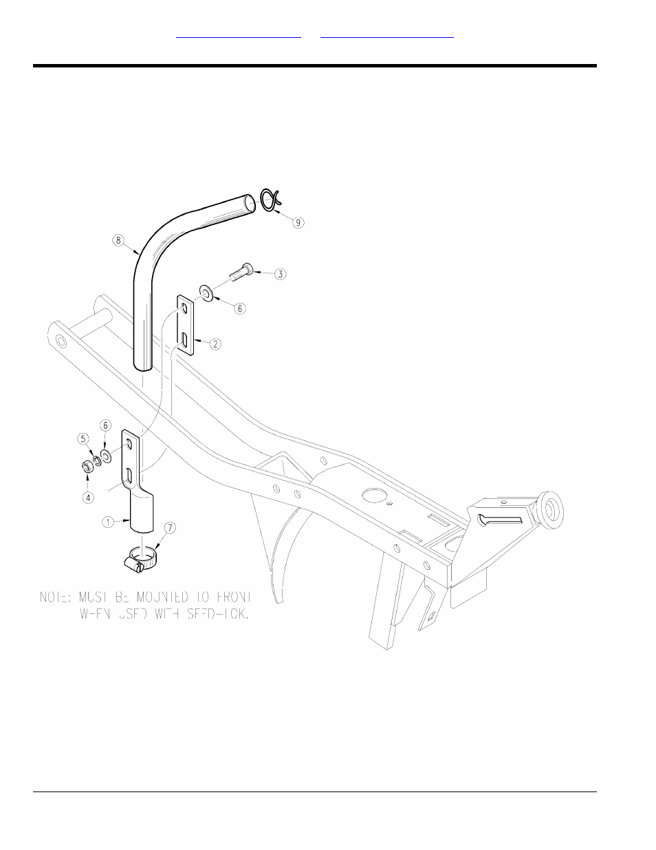 Small seeds hose retainer | Great Plains 3SF45 Parts Manual User Manual | Page 138 / 224