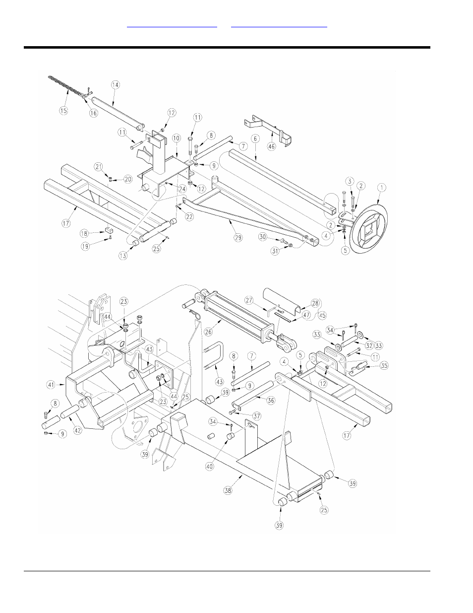 Markers, Folding marker assembly | Great Plains 3SF45 Parts Manual User Manual | Page 194 / 224