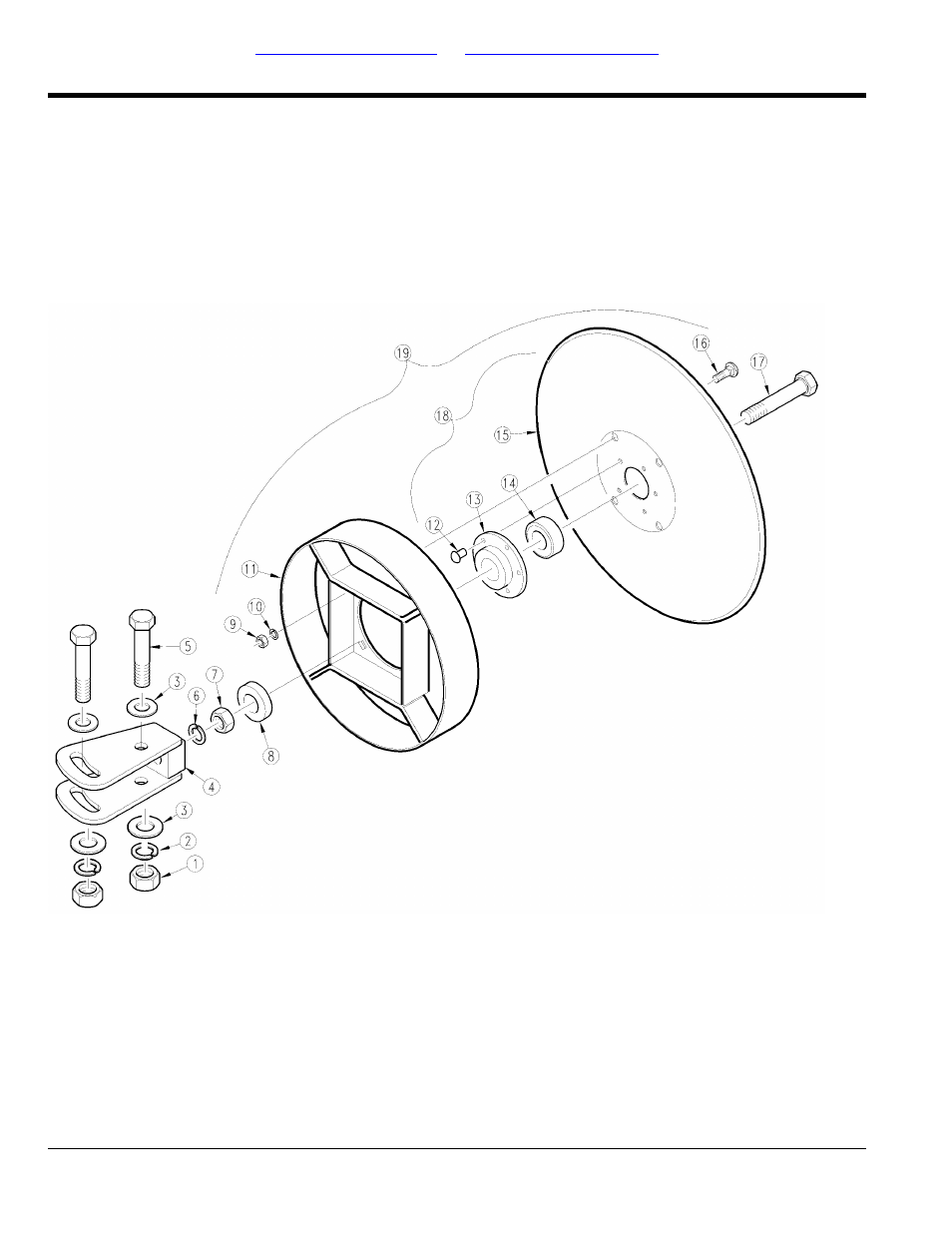 Marker disk assembly (1991-) | Great Plains 3SF45 Parts Manual User Manual | Page 204 / 224