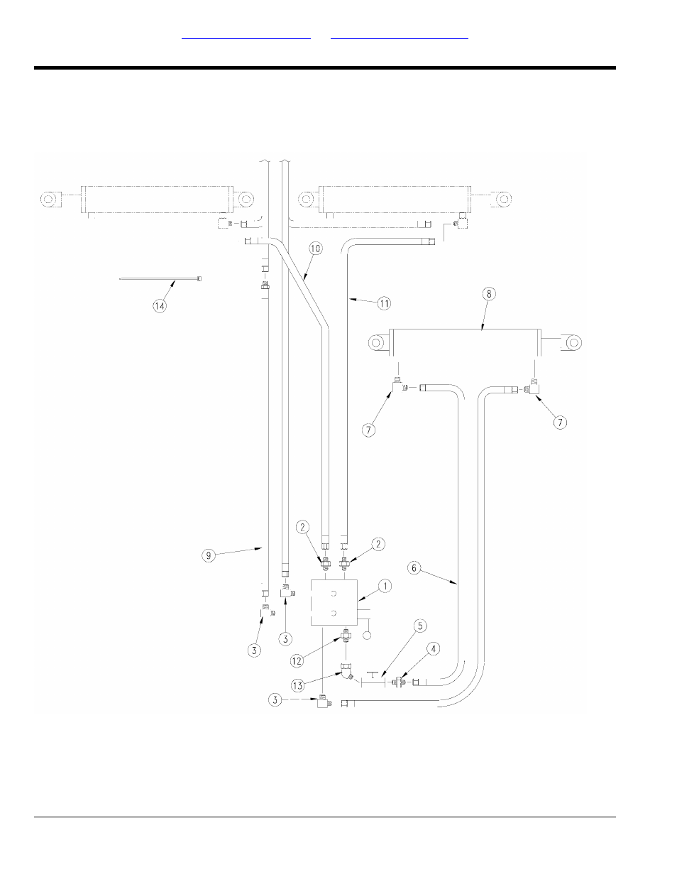 Single marker hydraulic schematic | Great Plains 3SF45 Parts Manual User Manual | Page 206 / 224