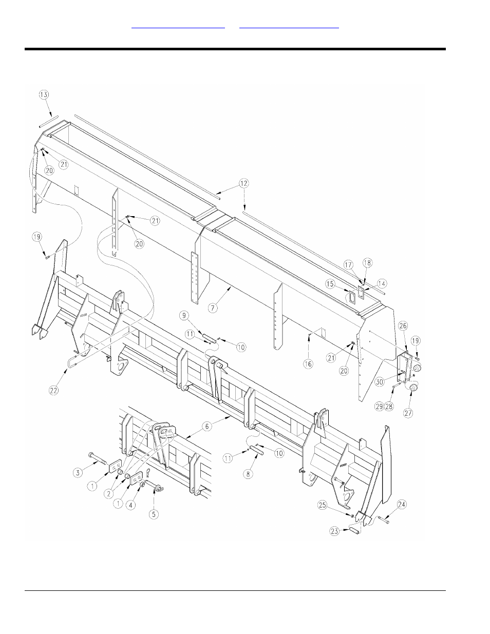 Box assembly, Box to frame, Table of contents part number index box to frame | Great Plains 3SF45 Parts Manual User Manual | Page 44 / 224