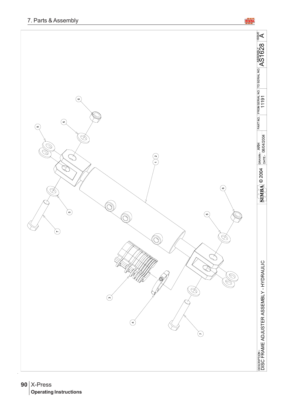 As 1 628 | Great Plains AS1600 Assembly Instructions User Manual | Page 48 / 66