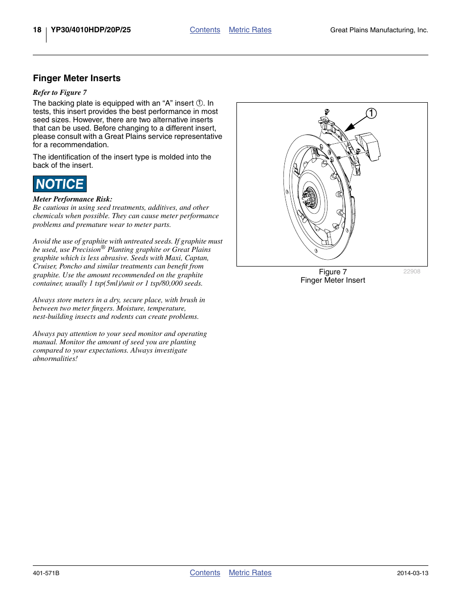 Finger meter inserts | Great Plains YP4025F-1670 Material Rate User Manual | Page 20 / 82
