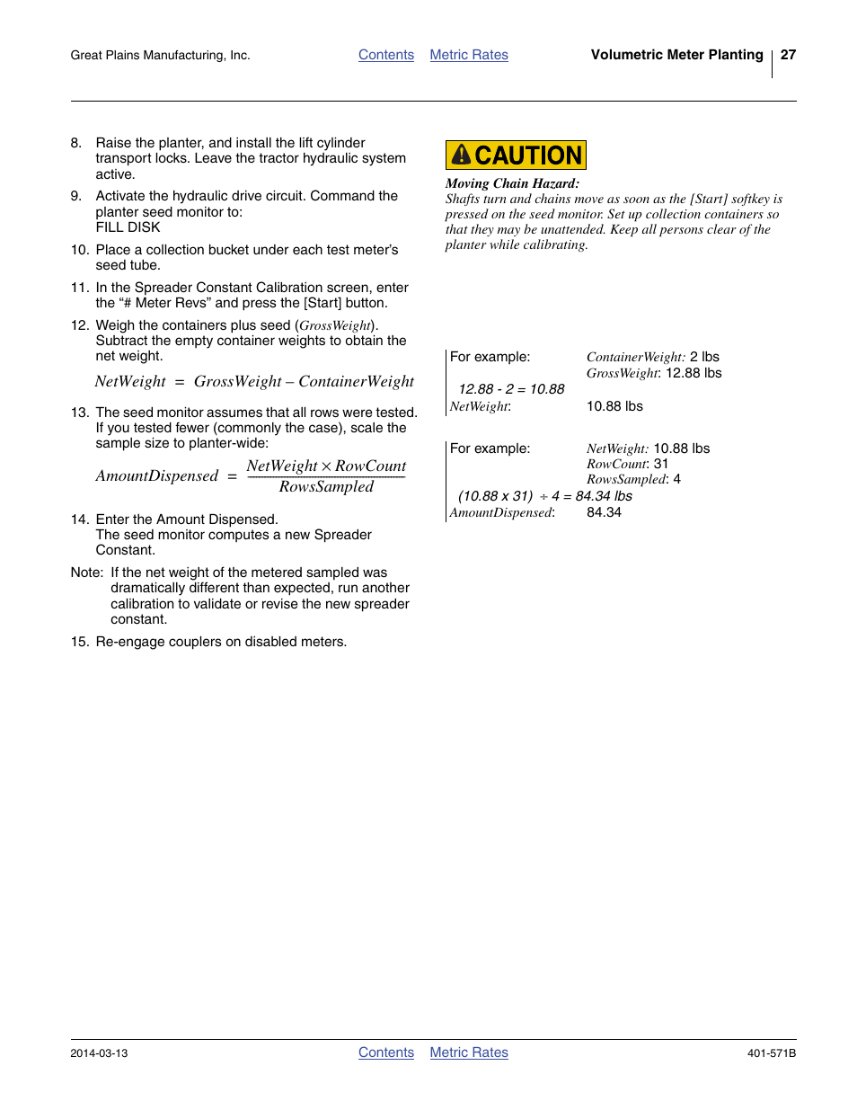 Step 12 | Great Plains YP4025F-1670 Material Rate User Manual | Page 29 / 82