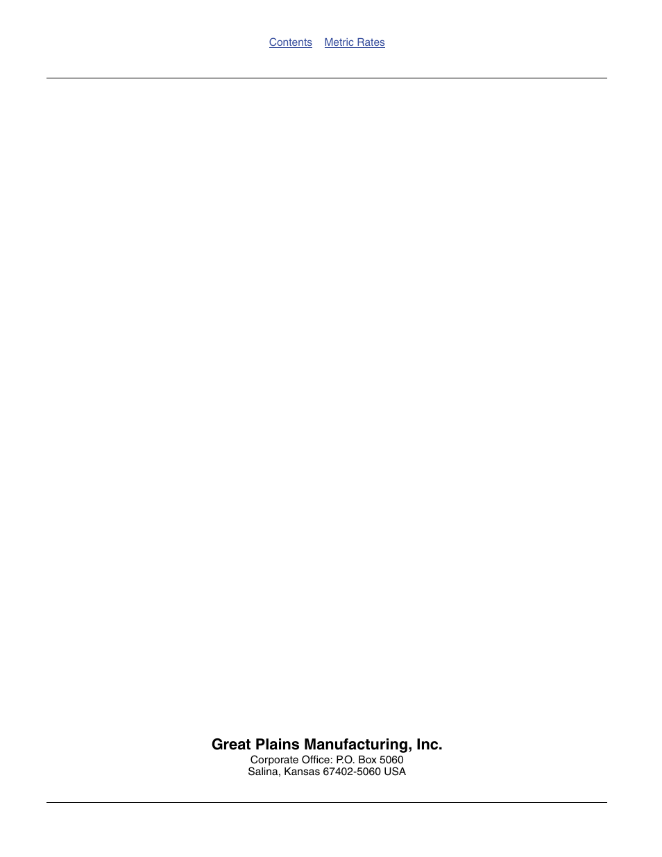 Great plains manufacturing, inc | Great Plains YP4025F-1670 Material Rate User Manual | Page 82 / 82