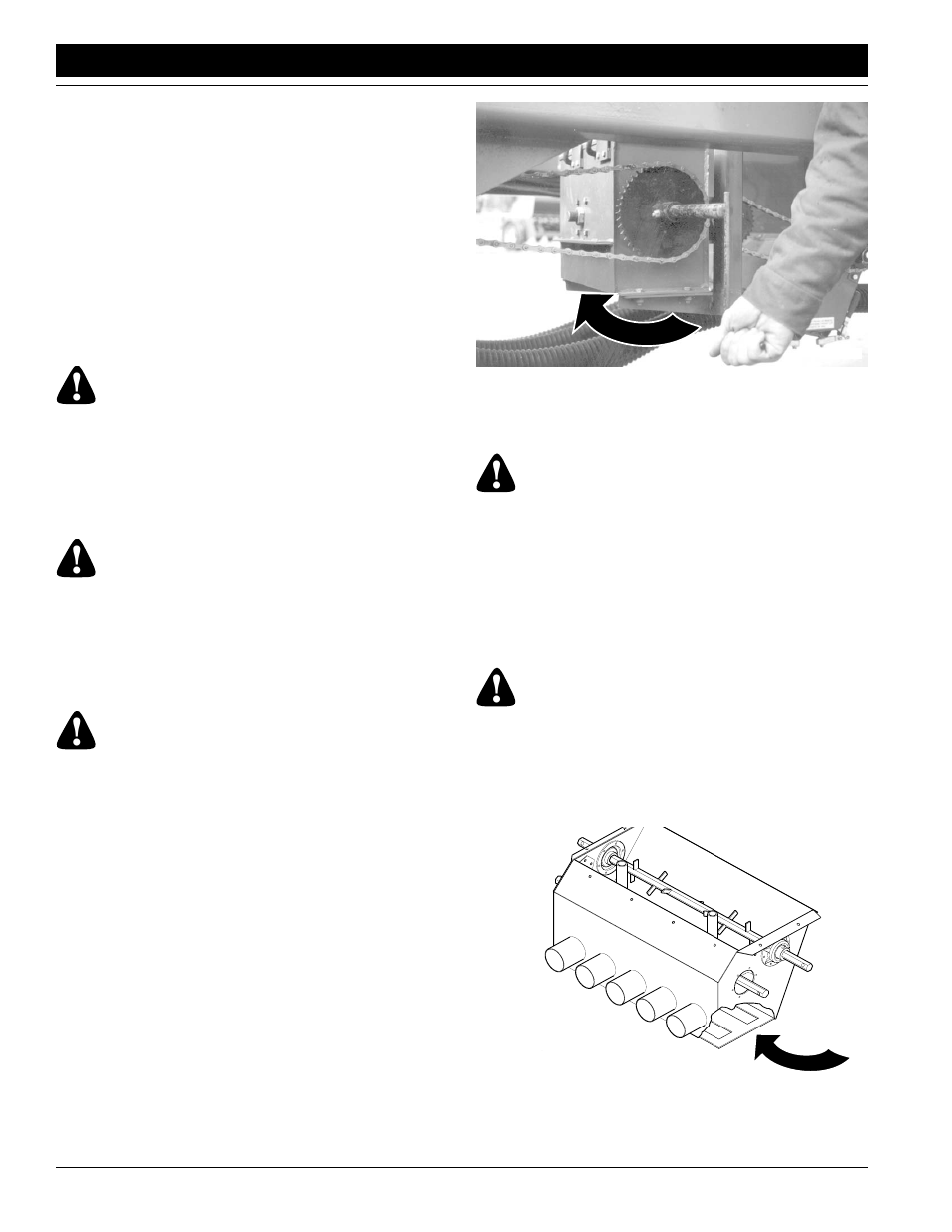 Unloading the cart, Danger, Caution | Great Plains ADC1150 Operator Manual User Manual | Page 20 / 57