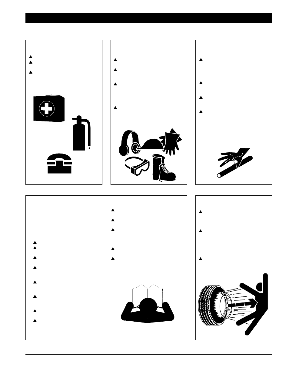 Important safety information, Prepare for emergencies, Tire safety | Wear protective equipment, Avoid high pressure fluids hazard, Safety at all times | Great Plains ADC1150 Operator Manual User Manual | Page 5 / 57