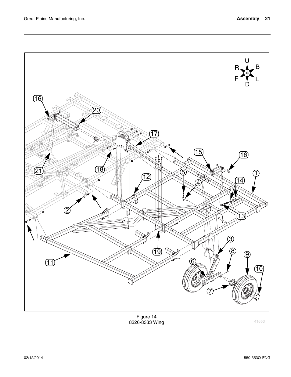 Refer to figure 14 | Great Plains DVN8552 Assembly Manual User Manual | Page 25 / 140