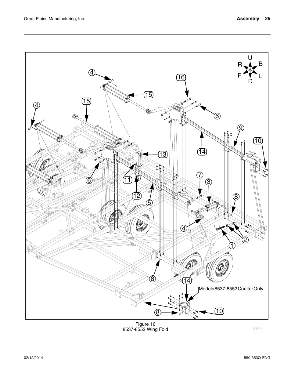 Refer to figure 16 | Great Plains DVN8552 Assembly Manual User Manual | Page 29 / 140