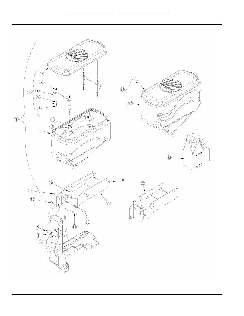 Hopper mounting | Great Plains 3P4025AH Parts Manual User Manual | Page 52 / 102