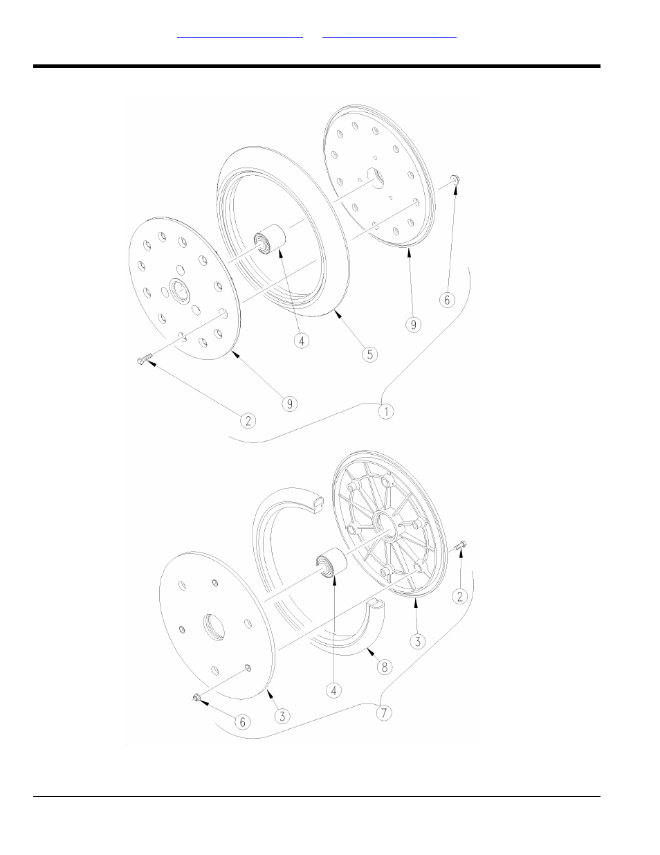 Press wheel breakdown | Great Plains 3P4025AH Parts Manual User Manual | Page 74 / 102