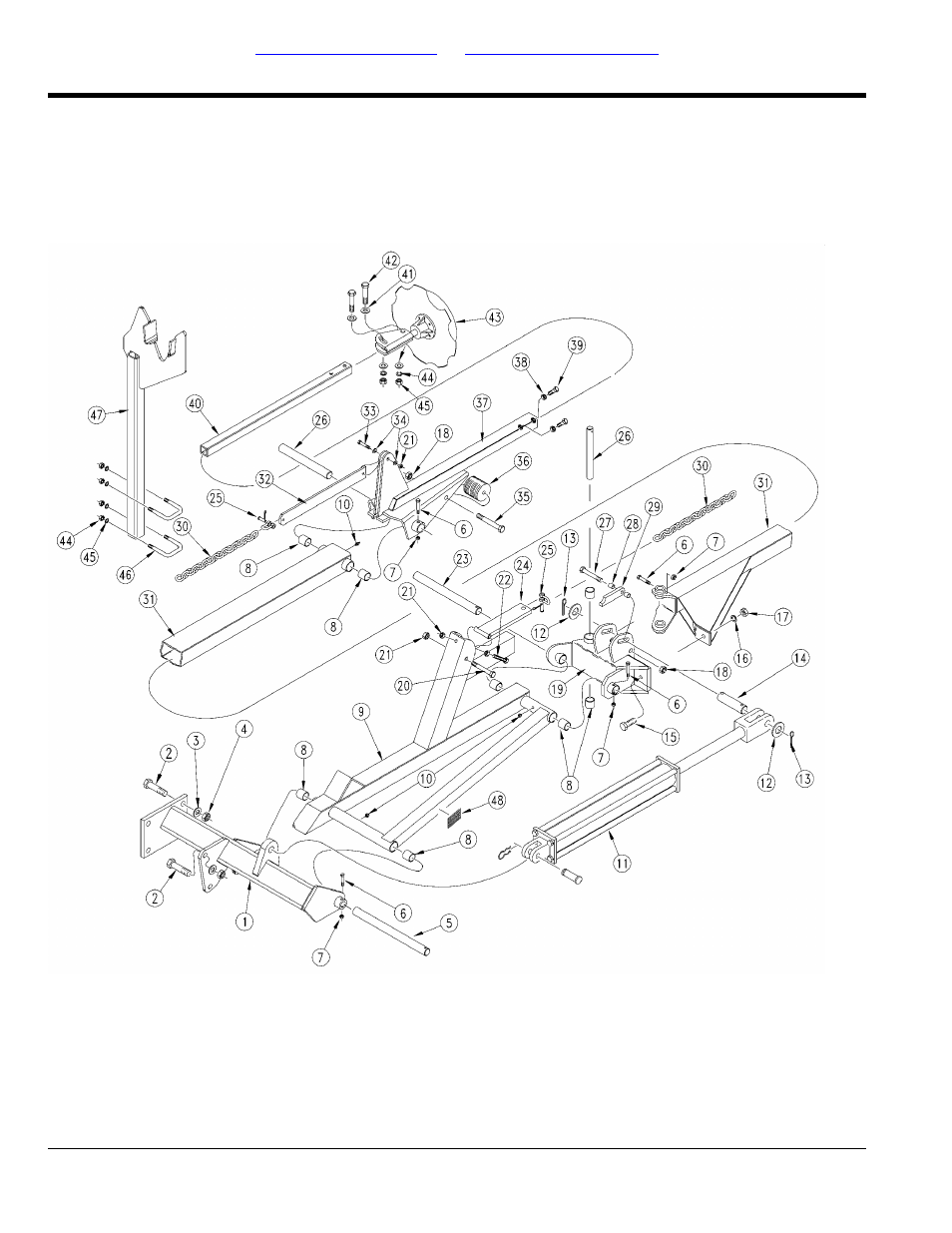 Markers (option), Flat fold marker | Great Plains 3N-3020P Parts Manual User Manual | Page 148 / 186