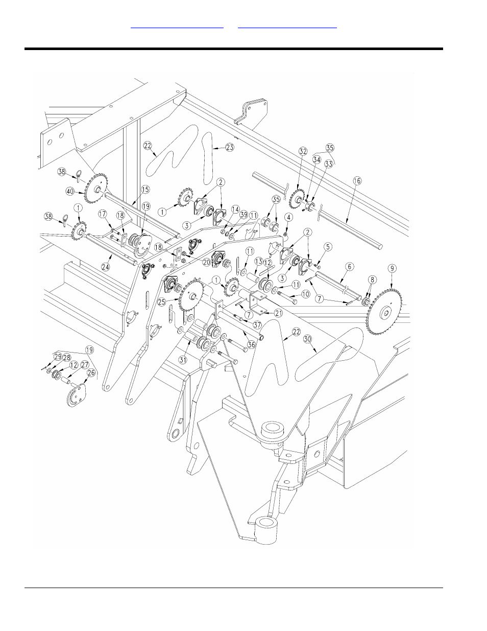 Transmission drive | Great Plains 3N-3020P Parts Manual User Manual | Page 40 / 186