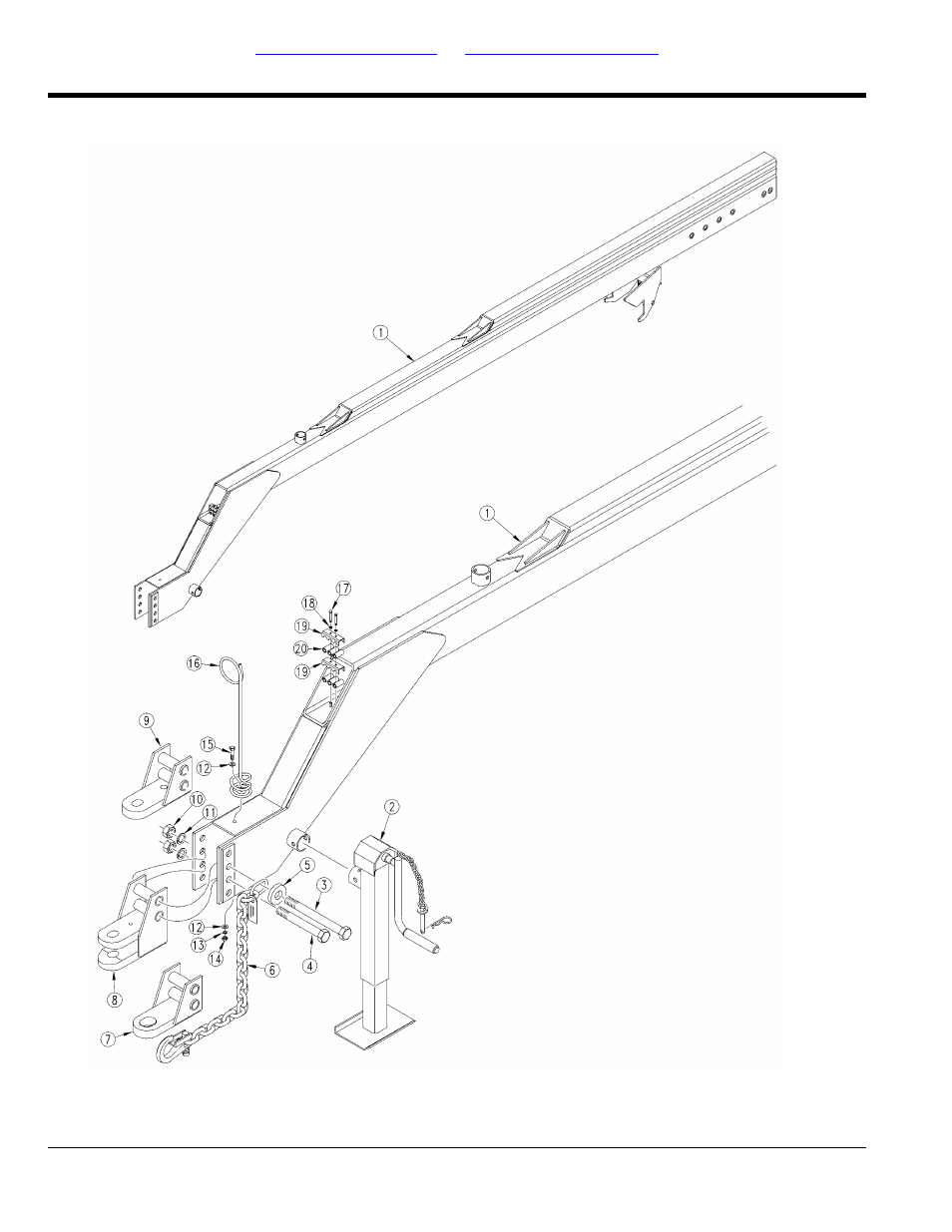 Tongue, Hitch to tongue, Selected models | Great Plains 3N-3020P Parts Manual User Manual | Page 8 / 186