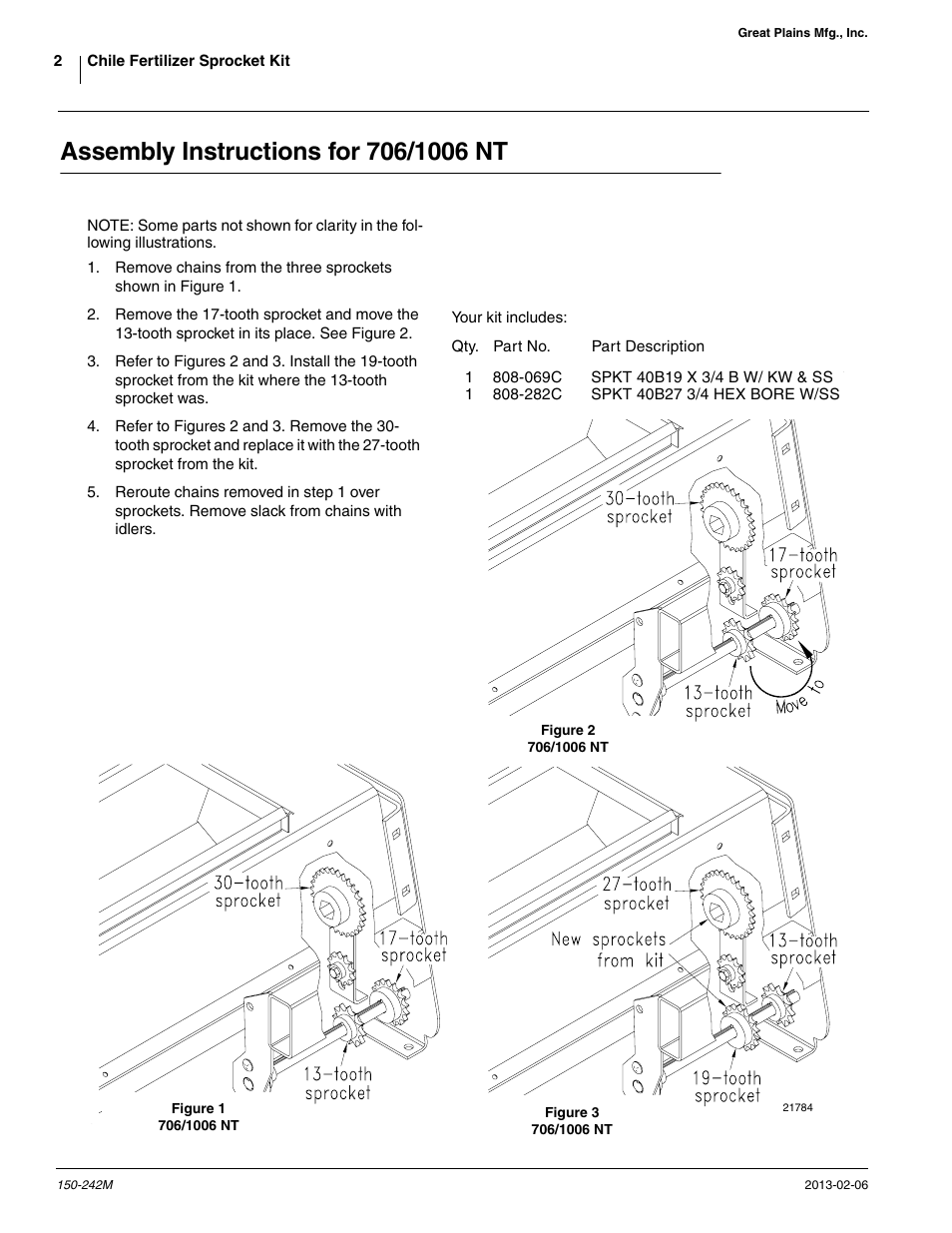 Great Plains 1205NT Assembly Instructions User Manual | Page 2 / 2