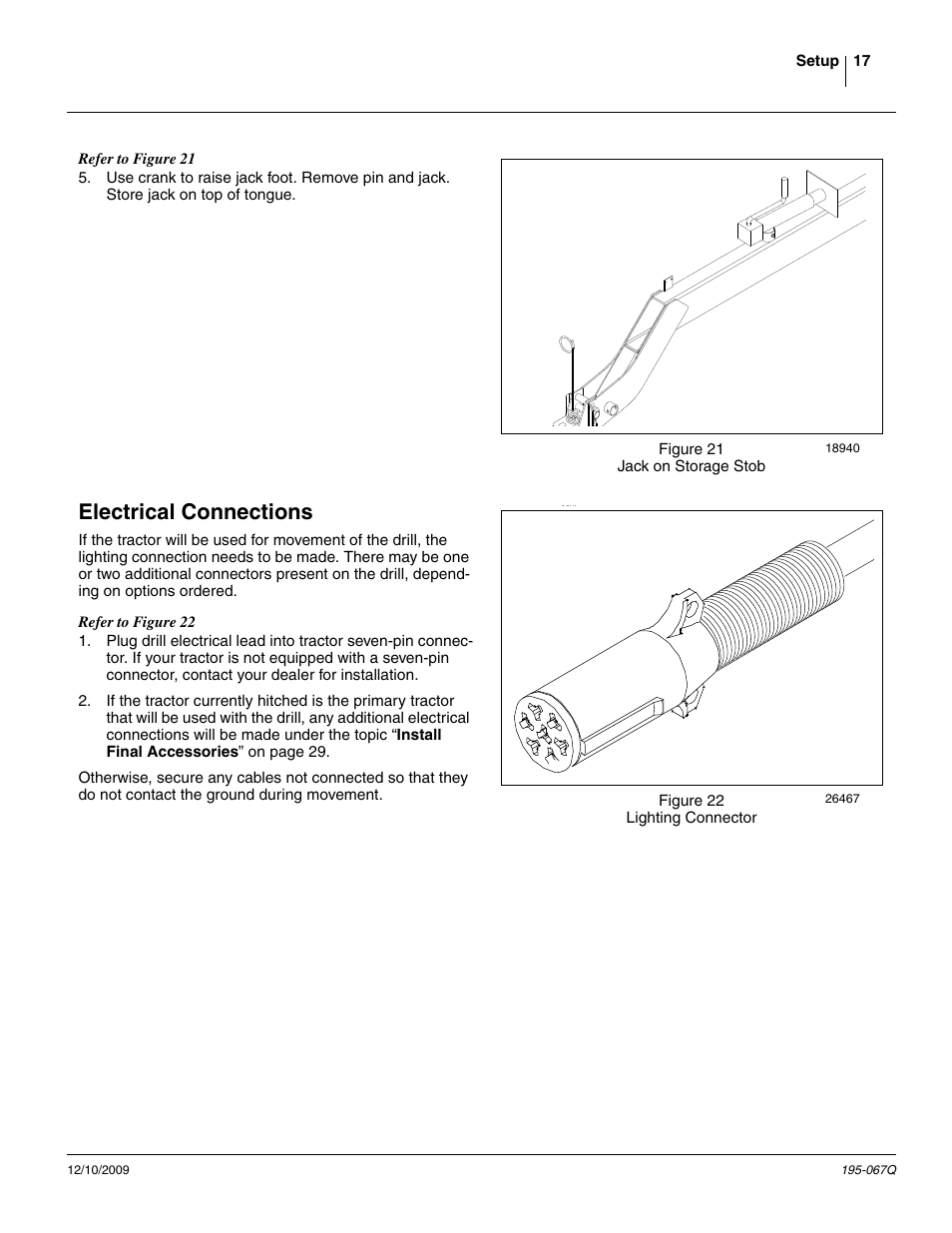 Electrical connections | Great Plains 3S-4000HDF Predelivery Manual User Manual | Page 19 / 42