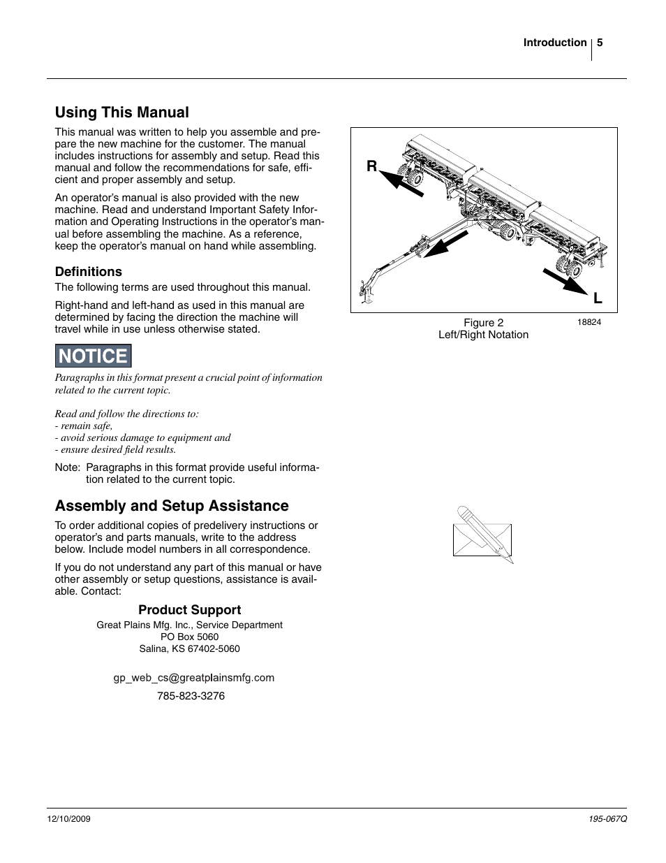 Using this manual, Definitions, Assembly and setup assistance | Great Plains 3S-4000HDF Predelivery Manual User Manual | Page 7 / 42