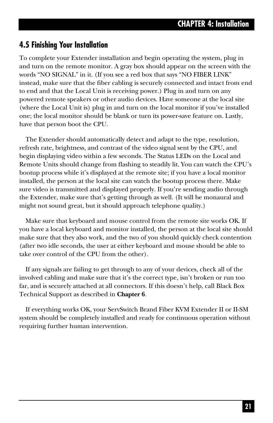 Black Box ACS251A User Manual | Page 22 / 28