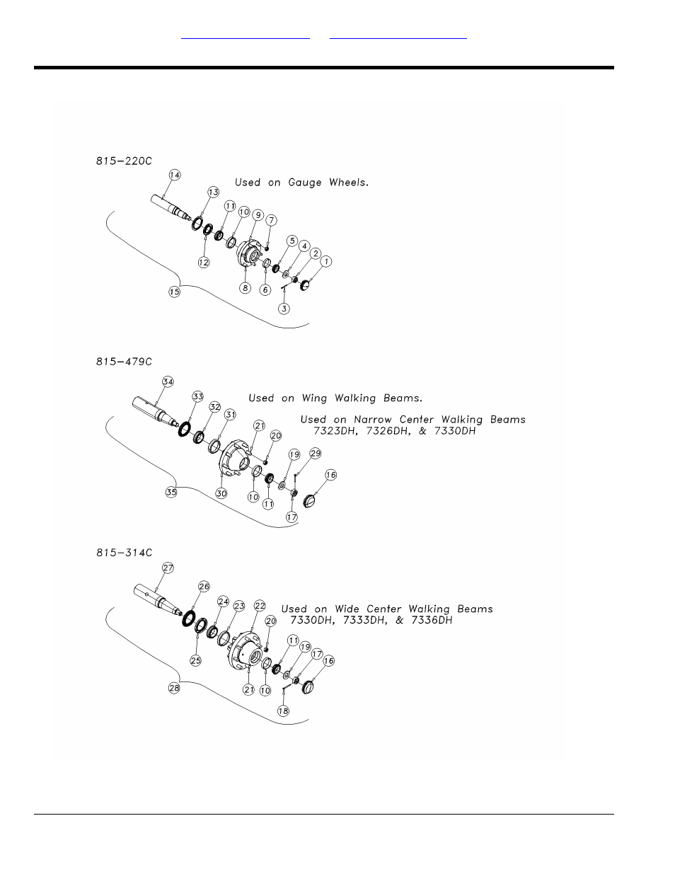 Slide in hub & spindle | Great Plains 7336 DH Parts Manual User Manual | Page 36 / 96