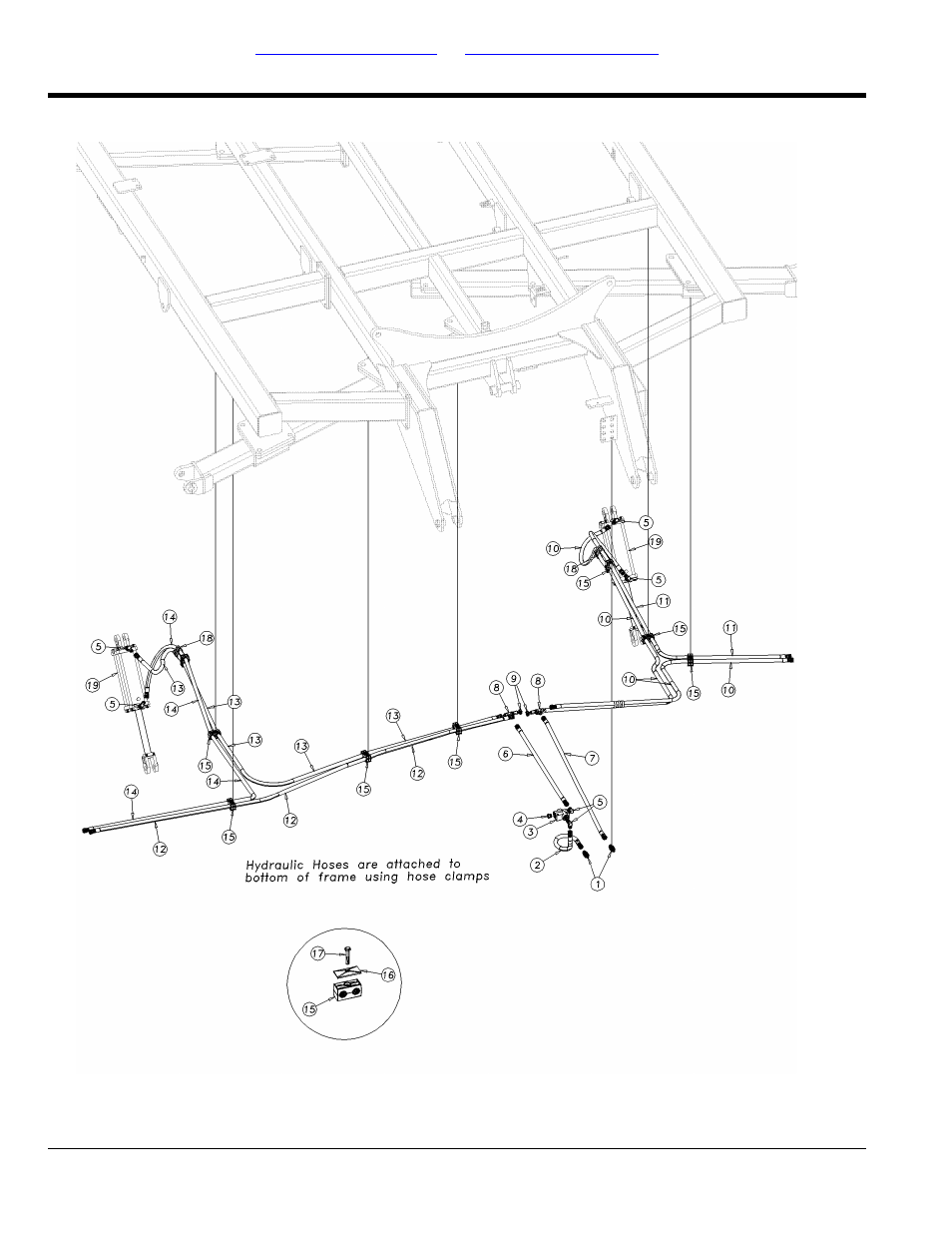 Hydraulic lift layout: 7330, 7333 & 7336 | Great Plains 7336 DH Parts Manual User Manual | Page 50 / 96