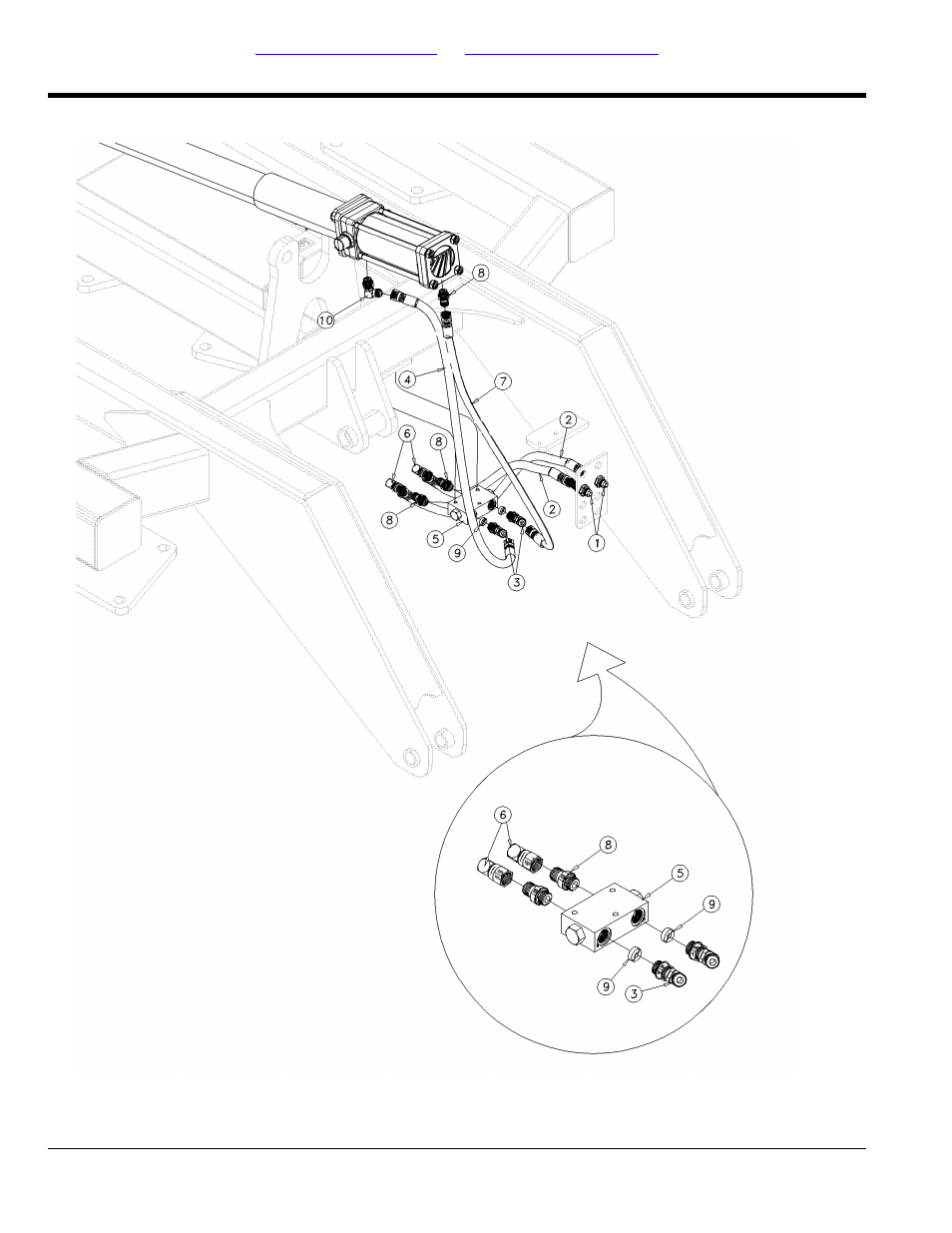 Hydraulic level layout: 7323, 7326 & 7329 | Great Plains 7336 DH Parts Manual User Manual | Page 64 / 96