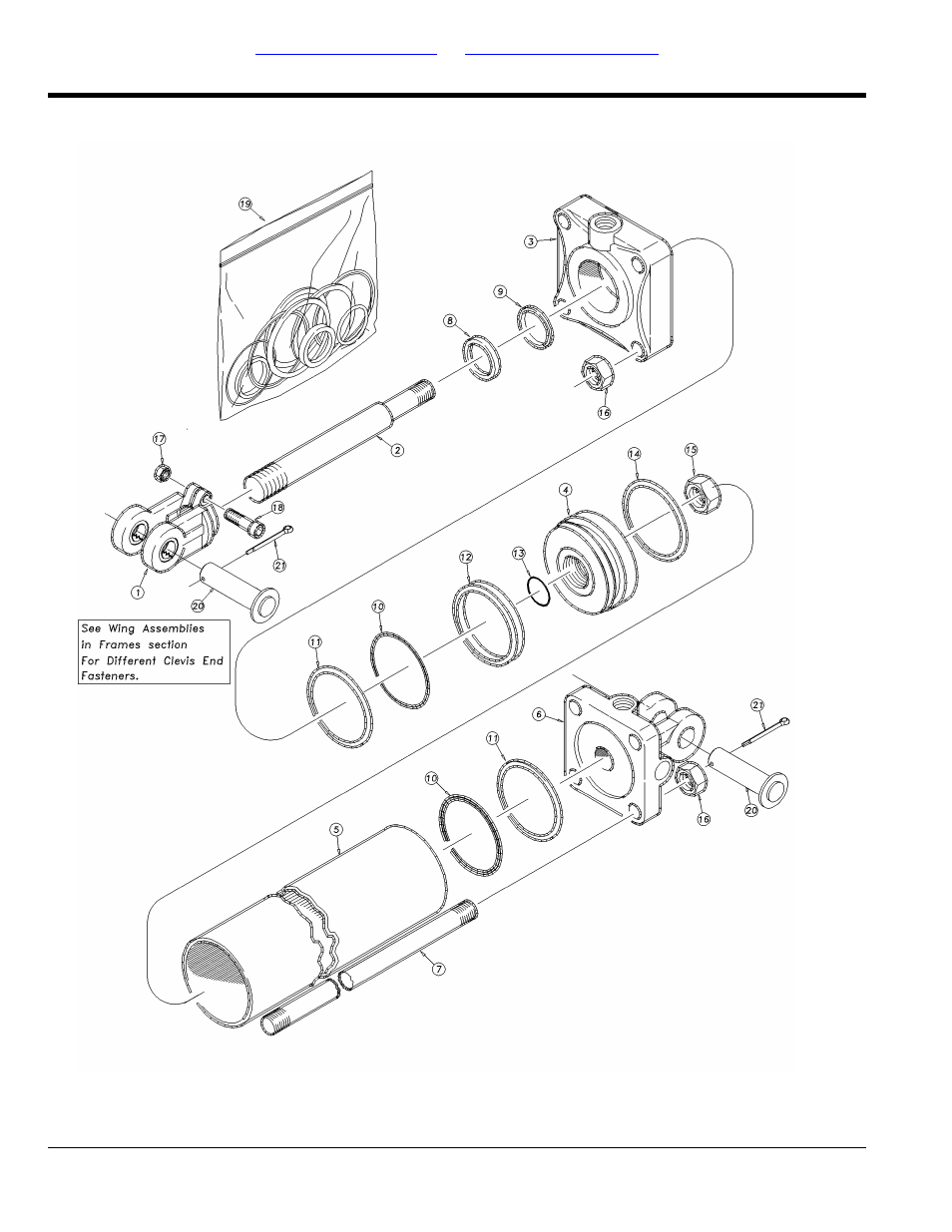 Hydraulic cylinder (850-009c 3.50x12x1.25) | Great Plains 7336 DH Parts Manual User Manual | Page 70 / 96