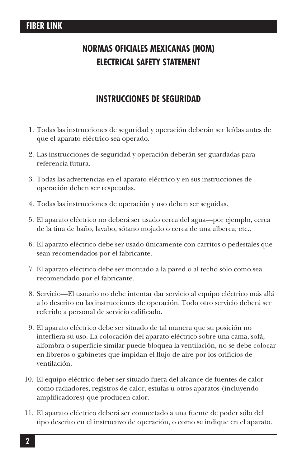 Black Box AC455A-TX-R2 User Manual | Page 3 / 22