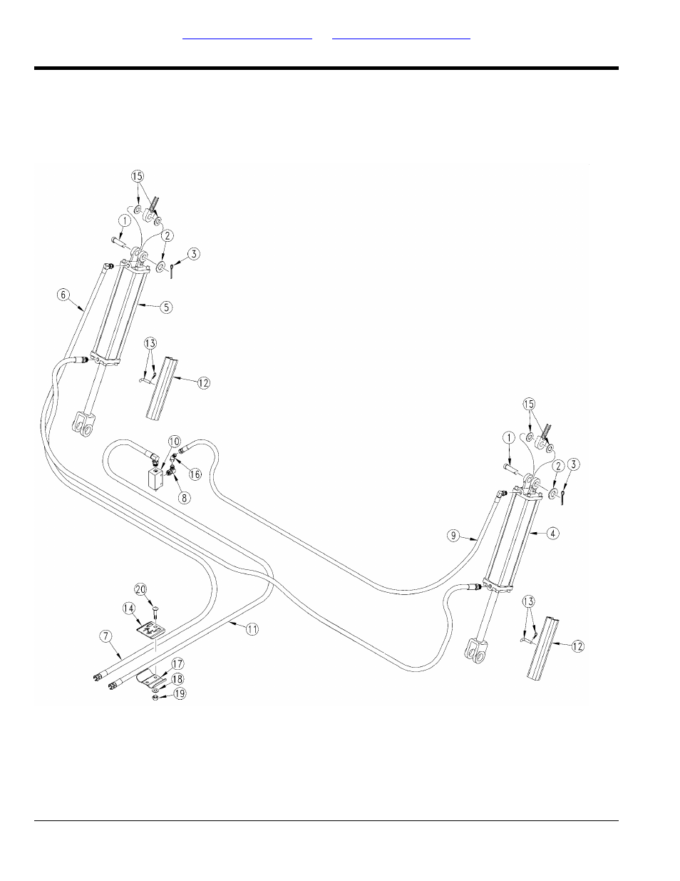 Hydraulic routing (7 1/2" & 8" s/n 1040ww+) | Great Plains 1006NT Parts Manual User Manual | Page 142 / 166