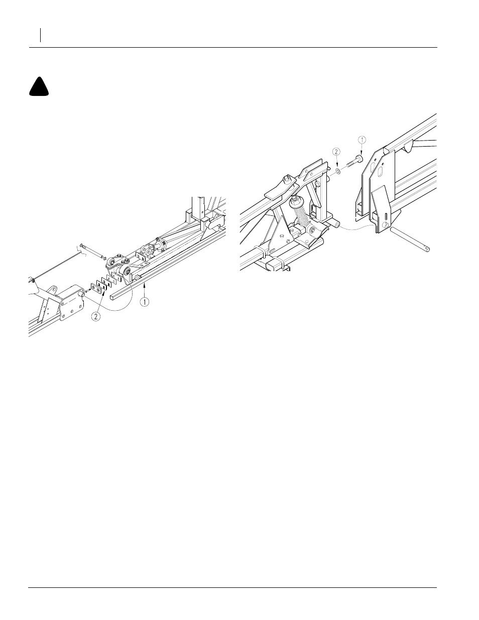 Leveling the boom, Caution | Great Plains CF60 Operator Manual User Manual | Page 16 / 28