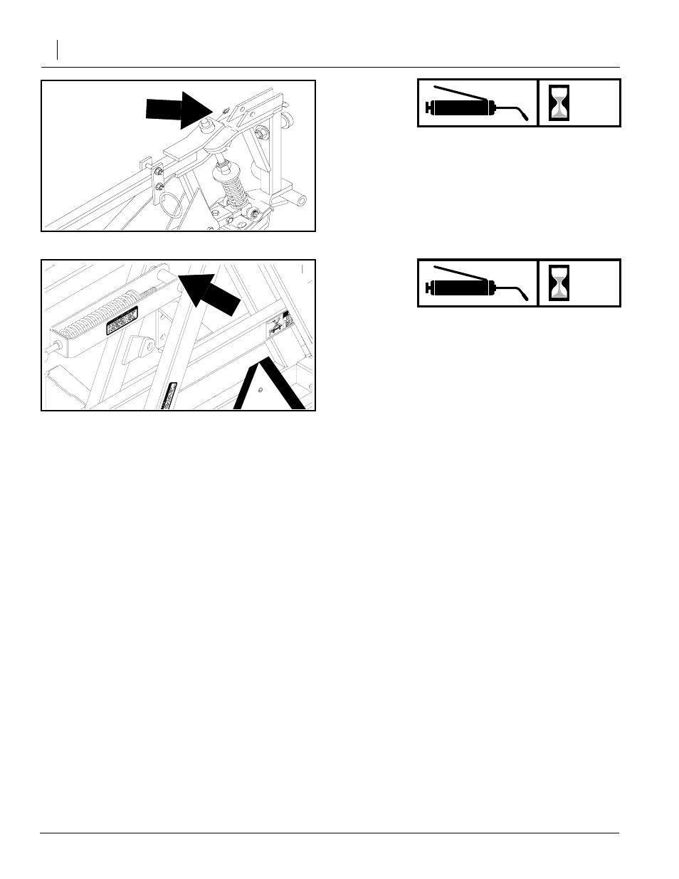 Boom hinge pin, Spring holder pivot hinge | Great Plains CF60 Operator Manual User Manual | Page 24 / 28