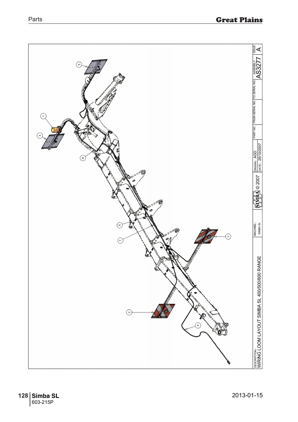 Great Plains SL600 Parts Manual User Manual | Page 128 / 144