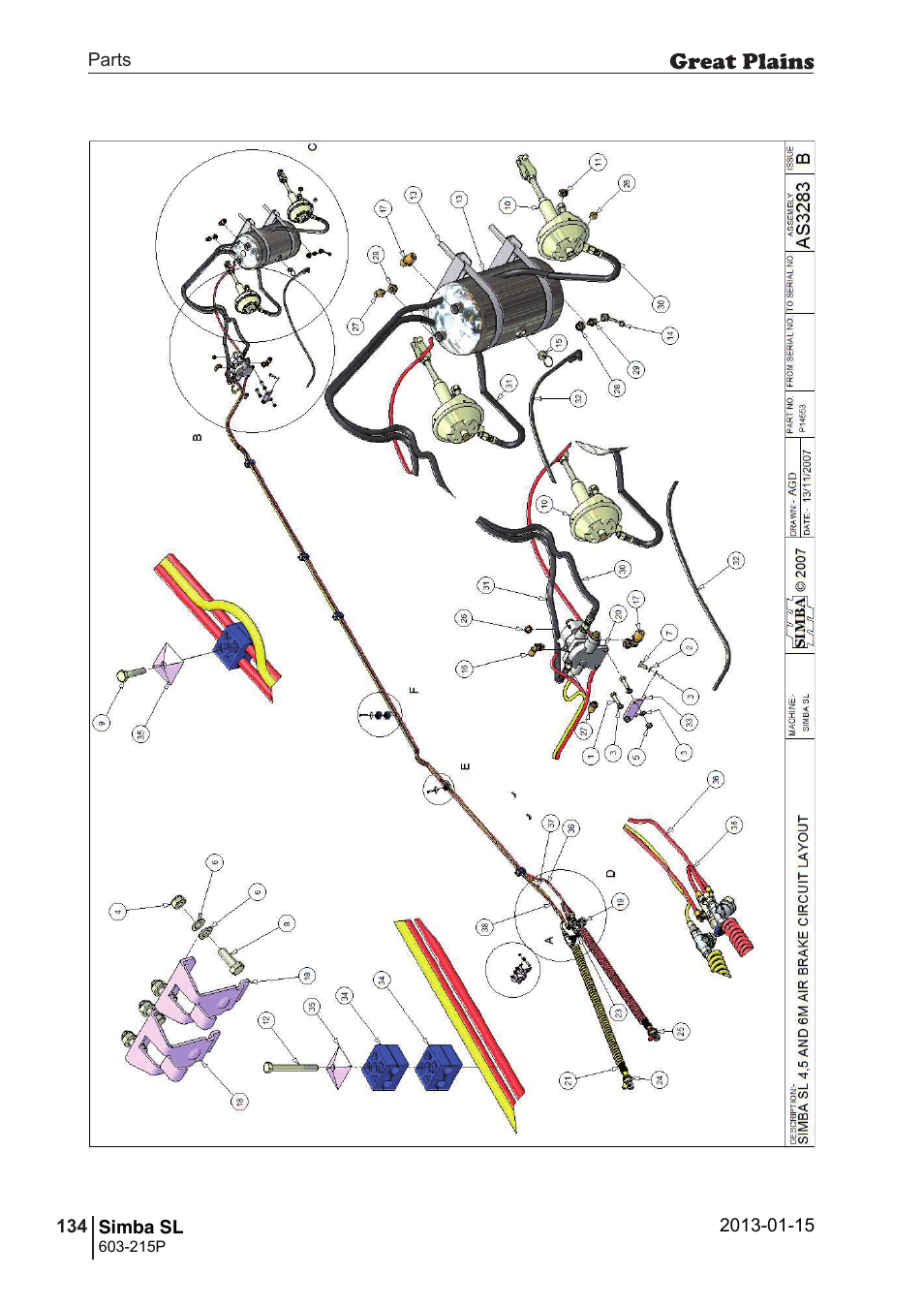 Great Plains SL600 Parts Manual User Manual | Page 134 / 144