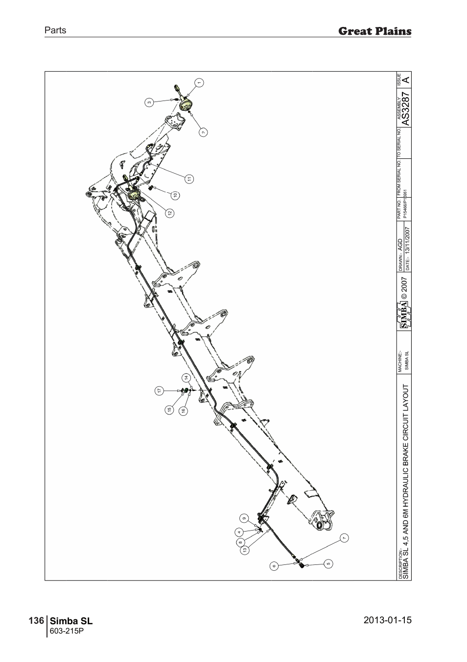 Great Plains SL600 Parts Manual User Manual | Page 136 / 144