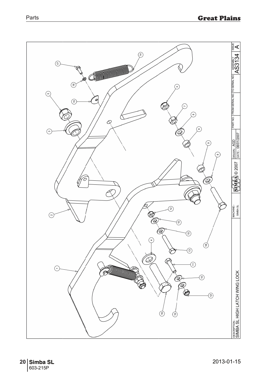 Great Plains SL600 Parts Manual User Manual | Page 20 / 144