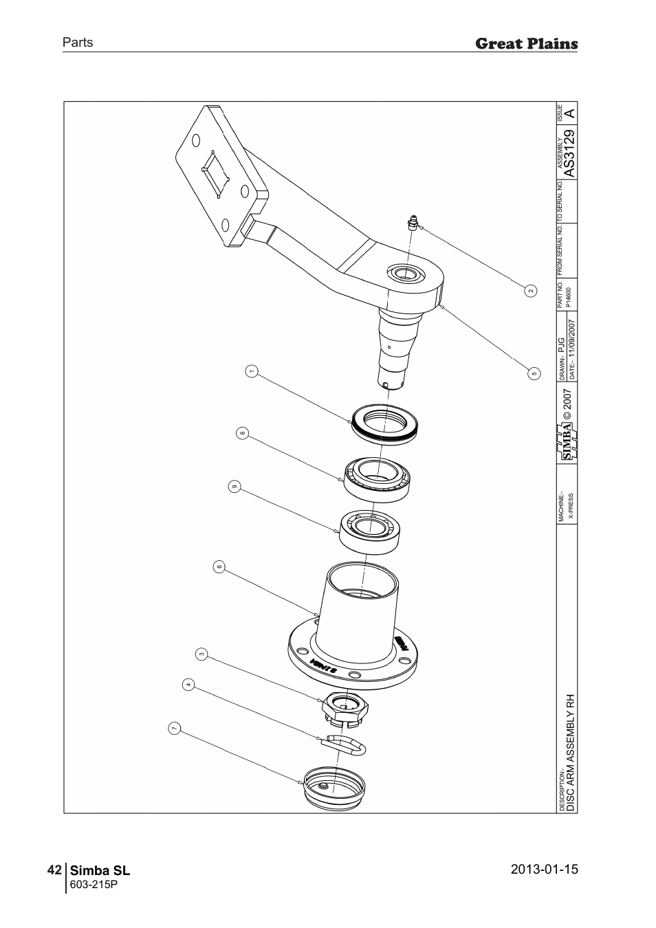 Great Plains SL600 Parts Manual User Manual | Page 42 / 144