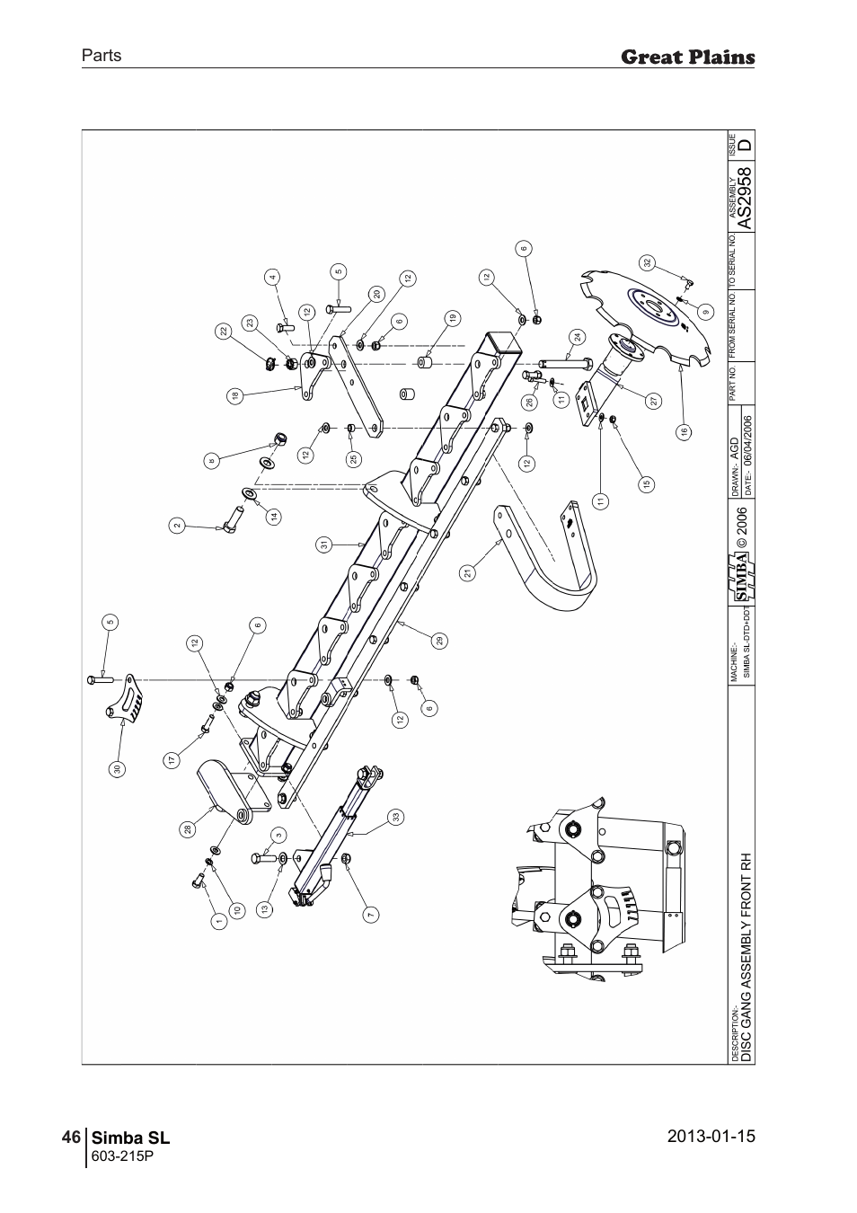 Great Plains SL600 Parts Manual User Manual | Page 46 / 144