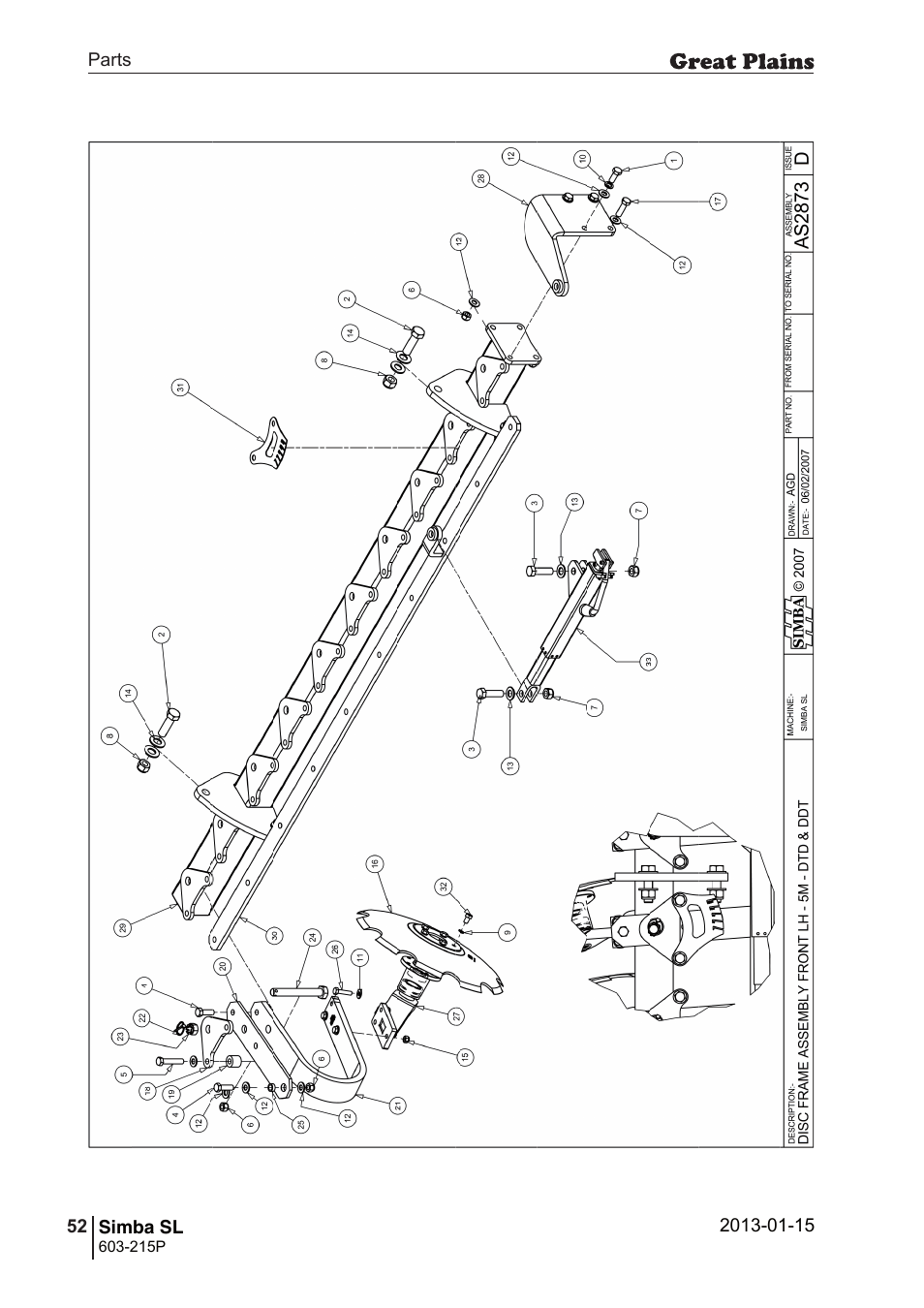 Great Plains SL600 Parts Manual User Manual | Page 52 / 144