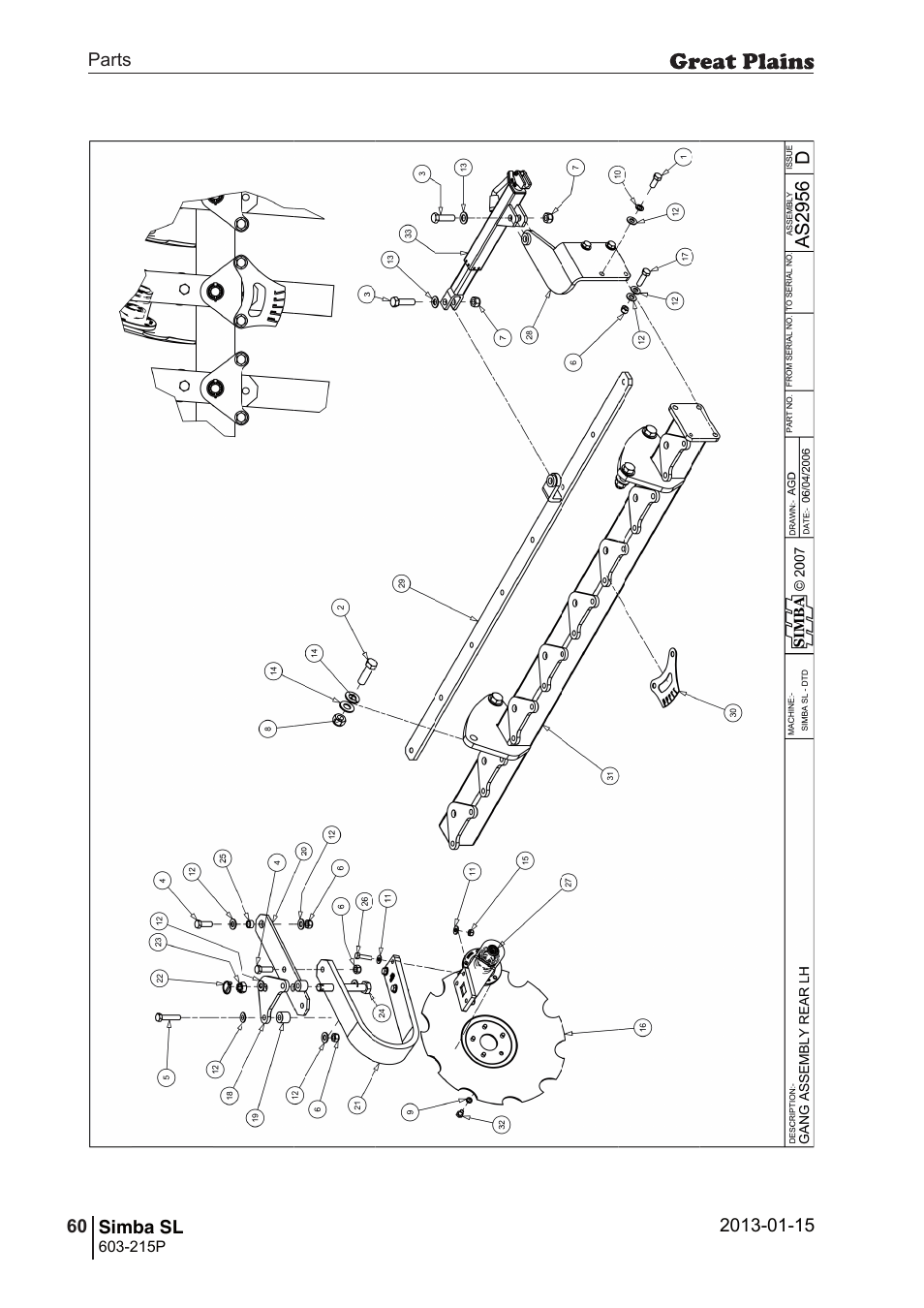 Great Plains SL600 Parts Manual User Manual | Page 60 / 144