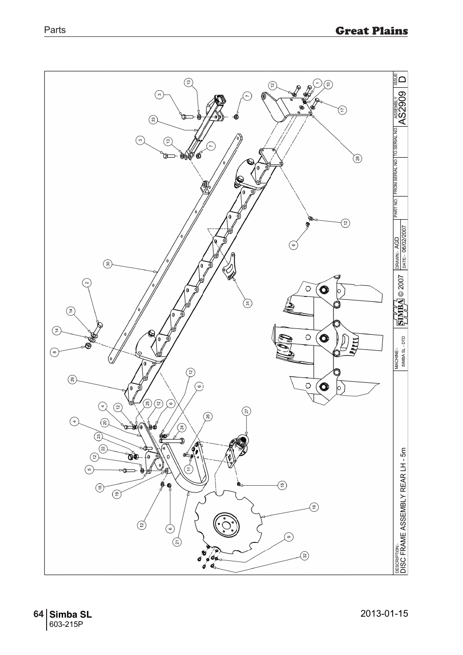 Great Plains SL600 Parts Manual User Manual | Page 64 / 144