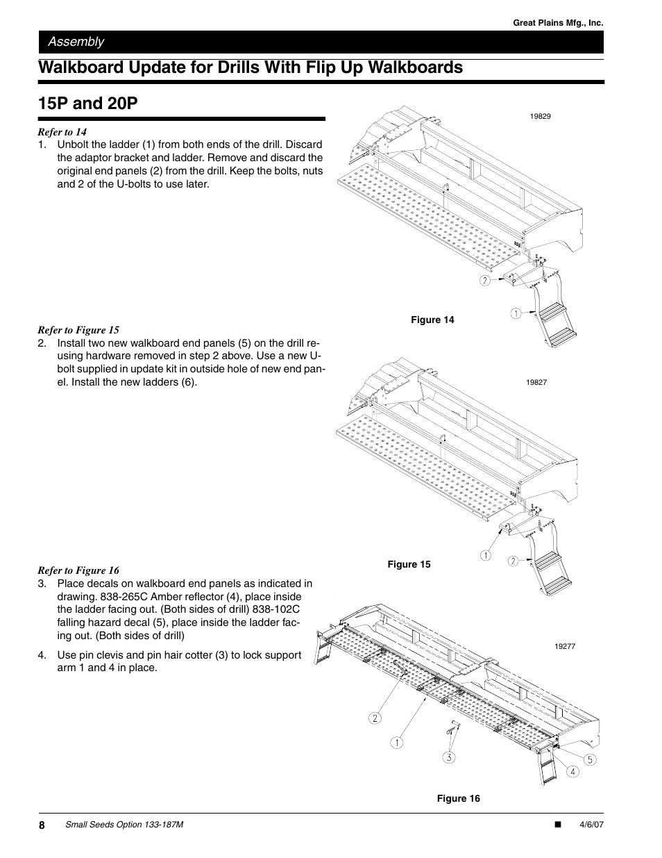 15p and 20p | Great Plains 20P Series Drill Assembly Instructions User Manual | Page 8 / 14