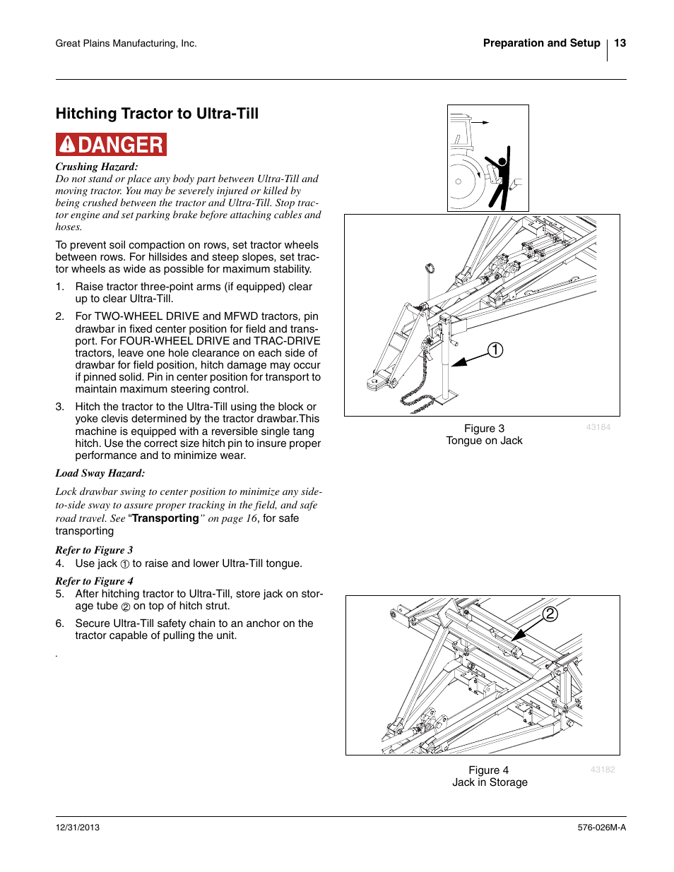 Hitching tractor to ultra-till | Great Plains UT5052 Operator Manual User Manual | Page 17 / 36