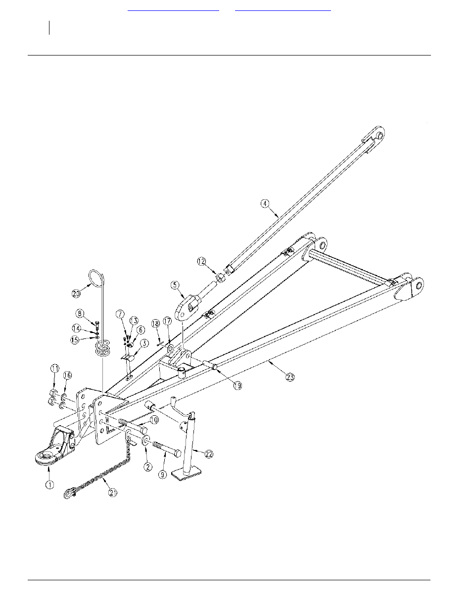 Section 2 frame -1, Tongue -1, Table of contents ➧ part number index | Tongue | Great Plains Inline Ripper Hitch Parts Manual User Manual | Page 8 / 21