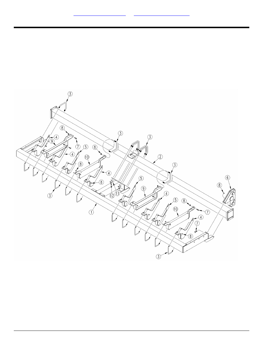 Dry fertilizer hopper support | Great Plains PD8070 Parts Manual User Manual | Page 14 / 110