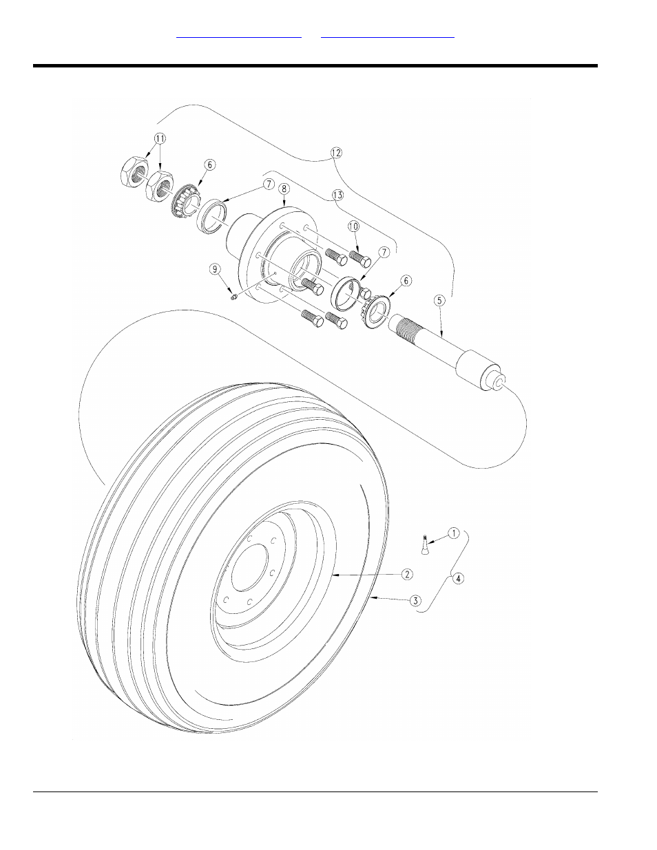 Tire & hub, Table of contents part number index tire & hub | Great Plains PD8070 Parts Manual User Manual | Page 20 / 110