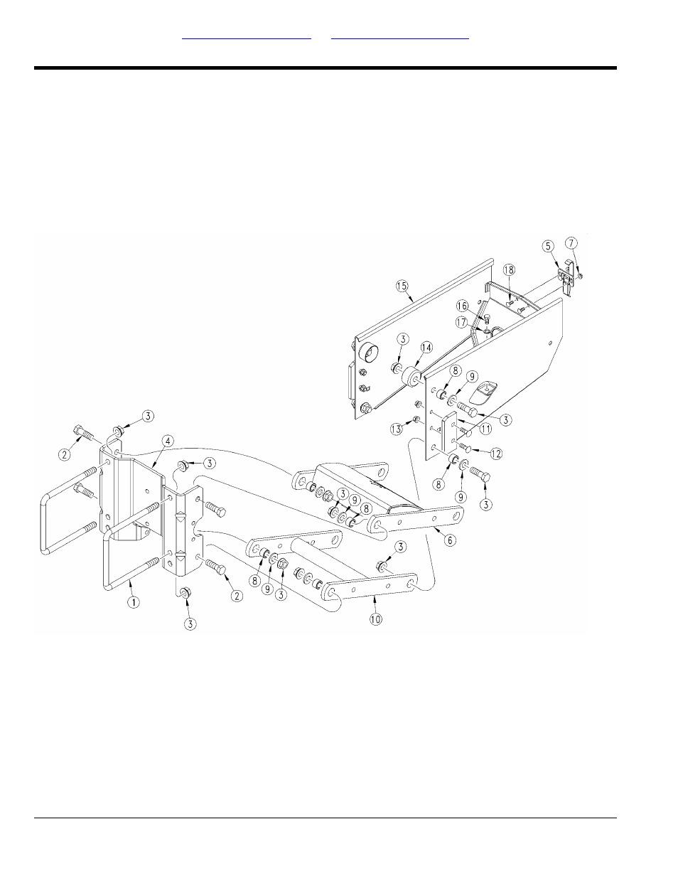 Row unit, Parallel arm & hopper support | Great Plains PD8070 Parts Manual User Manual | Page 54 / 110
